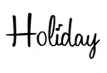 HOLIDAY