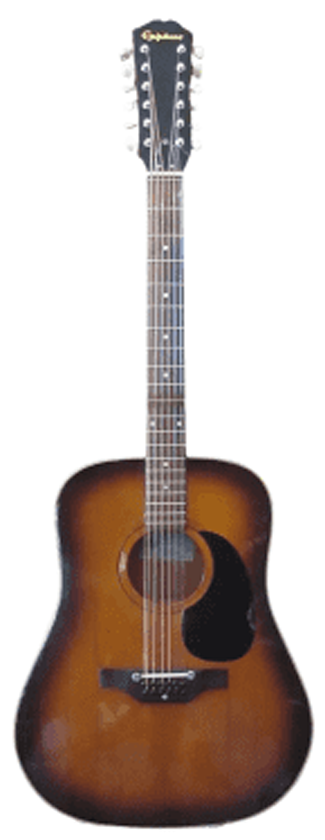 EPIPHONE ACOUSTIC: EARLY 1970S JAPAN NUMBERED MODELS Models