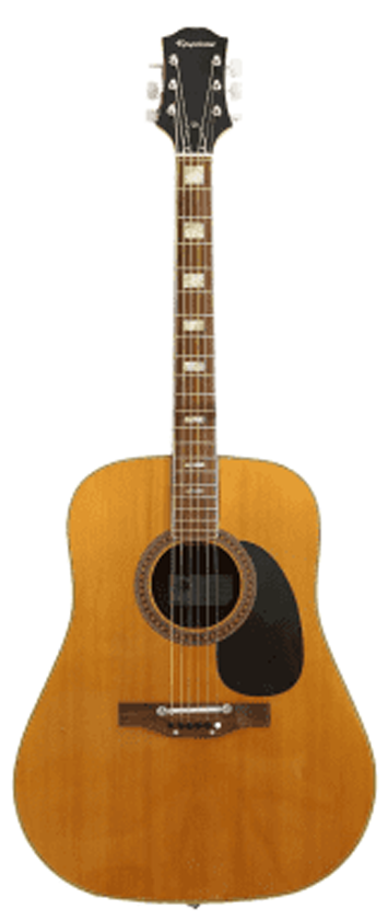 EPIPHONE ACOUSTIC: EARLY 1970S JAPAN NUMBERED MODELS Models